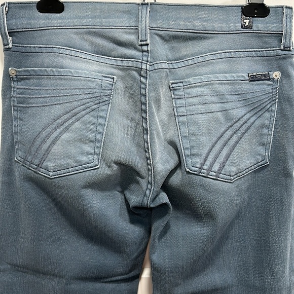 7 For All Mankind Crop Dojo Jeans Size 28 - Picture 6 of 13